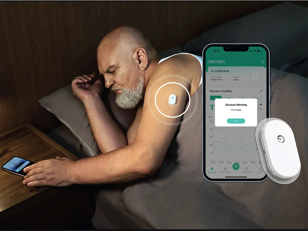 SIBIONICS GS1 CGM-Système de Surveillance Continue du glucose