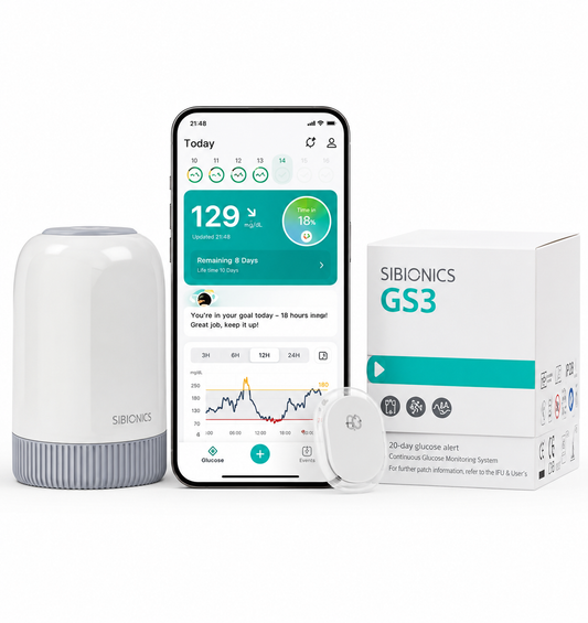 SIBIONICS GS3 – Système de surveillance continue du glucose (CGM)